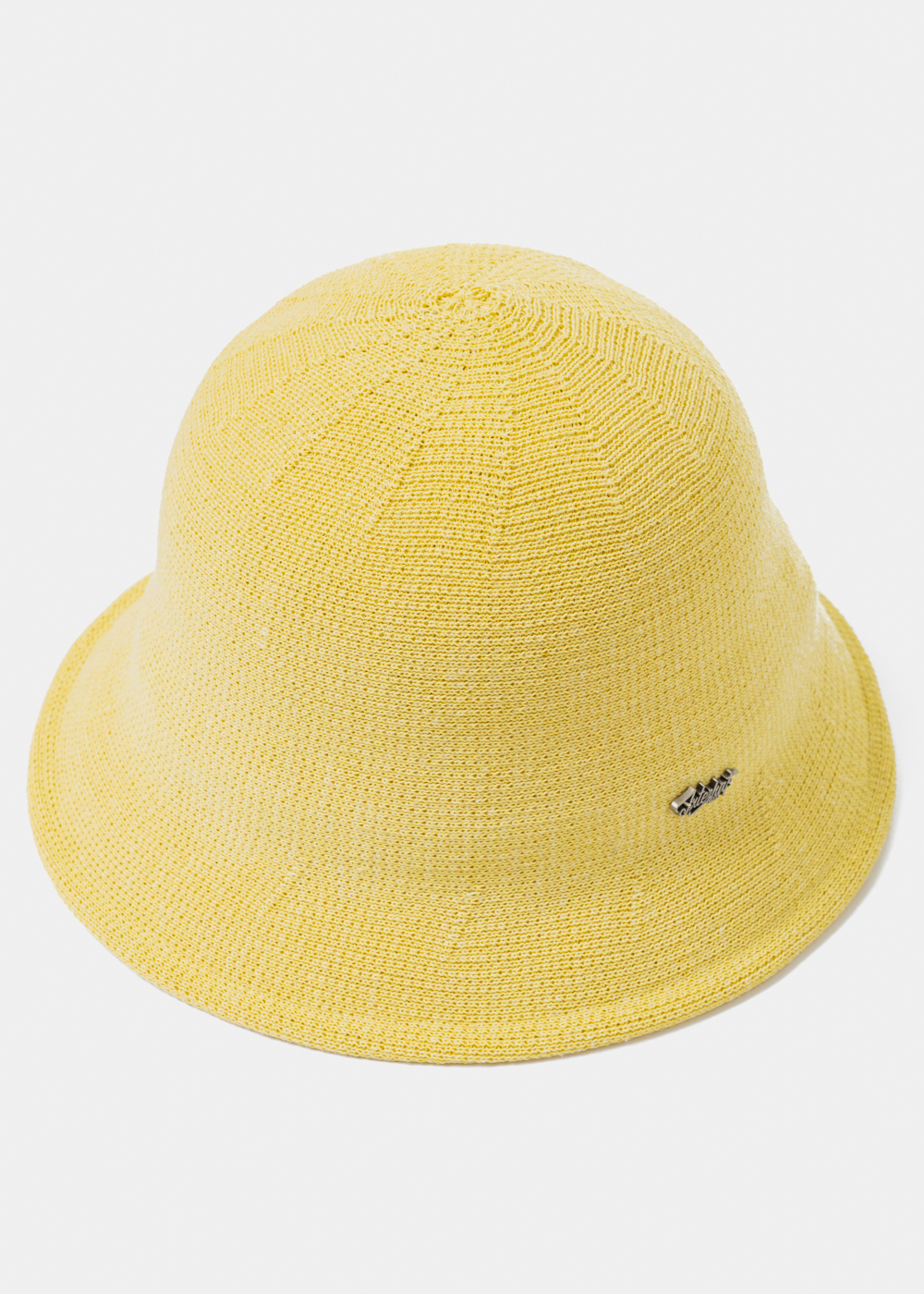 Lime Knitted Bucket Style Hat 2